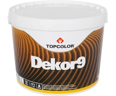 Vidaus ir išorės darbų struktūriniai dažai TOPCOLOR DEKOR, matiniai, baltos sp., 5 l