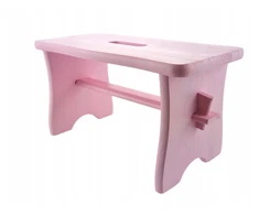 VIDUTINIAI RAUSVA DAŽYTA taburetė RYCZKA WOODEN STOOL virtuvės taburetė FSC