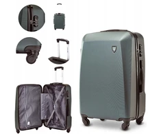 Vidutinio Dydžio Lagaminas Wings Plover 24" Dark Žalias