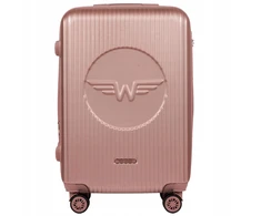 Vidutinis registruotas lagaminas Wings Swallow 3.0 ROSE GOLD 24" Registruotas bagažas