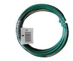Viela cinkuota, dengta PVC, žalios sp., 1,5 mm, 16 m