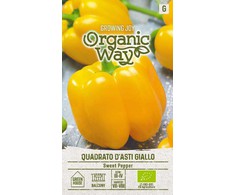 Vienamečių paprikų sėklos QUADRATO D'ASTI GIALLO, 0,2 g