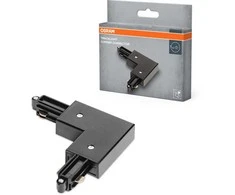 Vienfazio bėgelio L formos sujungimas TRACKLIGHT, juodas