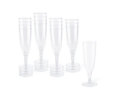 Multi Vienkartinės taurės vynui, plastikinės, 200 ml, 10 vnt.