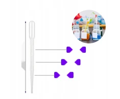 VIENKARTINIS PLASTIKINIS 3ML TIKSLIUS LABORATORIJOS PERKELIMAS