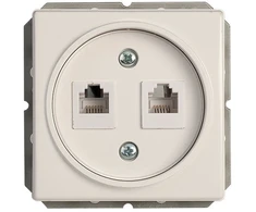 Kompiuterio lizdas VILMA STANDARD ST 150 be rėmelio, 1 vietos (1xRJ45 CAT5E UTP), baltas