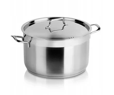 Vilde DIDELIS ORION PUODAS SU dangteliu, NERŪDijantis PLIENAS 26 CM 8,2L PREMIUM