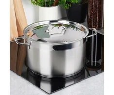 Vilde DIDELIS ORION PUODAS SU dangteliu, NERŪDijantis PLIENAS 26 CM 8,2L PREMIUM