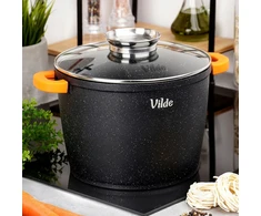 Vilde Granitinis puodas su dangčiu 24 cm, 6.7 L, nelipni danga, indukcijai