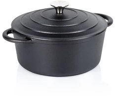Vilde Ketaus puodas su dangteliu, kepimo skarda virimui, kepimui, troškinimui, 2,6l