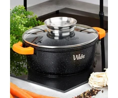 Vilde puodas 2,1l 20cm su dangčiu ir dozatoriumi, indukcijai