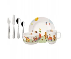 Villeroy Boch Hungry as a Bear vaikiškų indų rinkinys - 7 vnt.