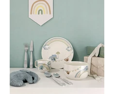 Villeroy &amp; Boch vaikiškas indų rinkinys Walk like an Elephant, 7 dalių