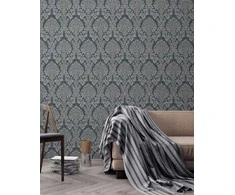 Viniliniai tapetai flizelino pagrindu GRANDECO CHENILLE A50101, 0,53 x 10,05 m