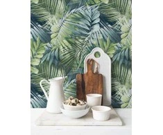 Viniliniai tapetai flizelino pagrindu GRANDECO ANTIGUA PALM ALL-OVER 170702, 0,53 x 10,05 m