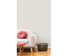 Viniliniai tapetai flizelino pagrindu GRANDECO ELENATO Baltas, 1,06 x 10,05 m