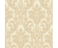 Viniliniai tapetai flizelino pagrindu GRANDECO FABRIC DAMASK, A10904, 0,53 x 10,05 m