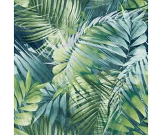 Viniliniai tapetai flizelino pagrindu GRANDECO ANTIGUA PALM ALL-OVER 170702, 0,53 x 10,05 m