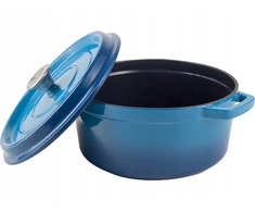 VINTAGE CUISINE puodas VC2P2218BL20CP Mėlyna Ombre 22 cm