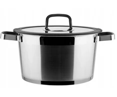 Indukcinis puodas su dangčiu Vinzer Moderno 50074, Ø24 cm, 5,4 l talpa