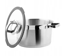Indukcinis puodas su dangčiu Vinzer Moderno 50074, Ø24 cm, 5,4 l talpa