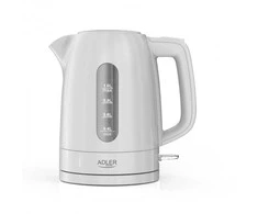 Adler Virdulys | AD 1380 W | Elektrinis | 2200 W | 1 l | Polipropilenas | 360° besisukantis pagrindas | Baltas