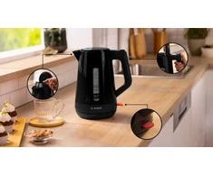 Virdulys BOSCH TWK1M123 1.7L Juodas