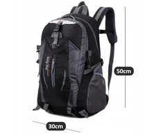 VIRŠKINĖ KUPRINĖ, JUODA, darbui, turistinė, STIPRI, sportinė, 30L