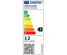 Virštinkinė LED panelės VESTALIGHT VESTA1036SS, IP40, 12 W 4000 K 1080 lm 12,1x12,1cm
