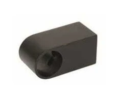 Virtuv. laikiklių sistemos vamzdelio tvirtinimas 35x22x30mm juodas