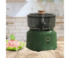 Virtuvės kombainas Svogūnų pjaustyklė 350 ml Stiprios galios 3 peiliukai Mini Žalias virtuvė