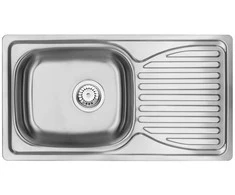 Virtuvės kriauklė AB 760x420x0.8mm Satino apdaila