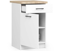 Virtuvės spintelė, balta 40 cm