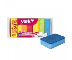 Virtuvinės kempinėlės Lux York 10x6.5x3cm/6+1vnt. įvairių spalvų