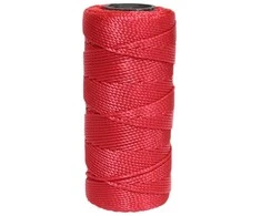 Bikuva.lt Virvė pintas polipropileno 1 mm x 100 m Raudona