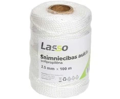 Lasso Virvė Polipropileno 2.5mm 100m