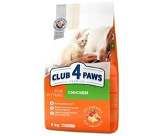 Visavertis sausas pašaras kačiukams CLUB 4 PAWS PREMIUM su vištiena, 5kg