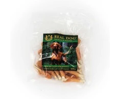 Real Dog SNACKS Vištienos kulšelė ant kalcio kauliuko 500g