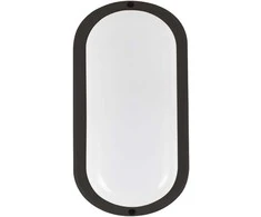 Visuomeninis LED šviestuvas SPECTOR, IP54, 15 W, 4000 K, 1200 lm, juodos sp 19,5x9,5x3,5cm