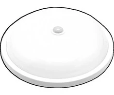 Visuomeninis LED šviestuvas VESTALIGHT, IP40,20W,4000K,1600lm,PIR judesio daviklis,Ø21,8cm