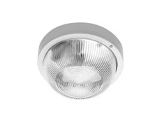 Lubinis šviestuvas Priekinis šviestuvas IBIZA, maks. 40W, E27, AC220-240V, 50-60Hz, IP44, ABS/stiklas, baltas