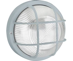 Visuomeninis šviestuvas SPECTOR LIGHT, IP44, E27, 100W, 230 V, pilkos sp., Ø18,5x9,5cm