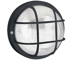 Visuomeninis šviestuvas SPECTOR LIGHT, IP44, E27, 100W, 230 V, juodos sp., Ø18,5x9,5cm