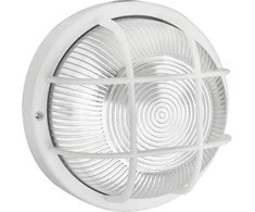 Visuomeninis šviestuvas SPECTOR LIGHT, IP44, E27, 100W, 230 V, baltos sp., Ø18,5x9,5cm
