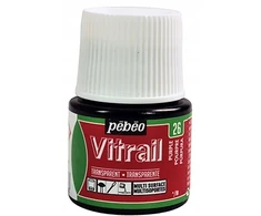 Vitralinė dažai - Pebeo - Purpurinė - 45ml - Permatoma - Blizgi