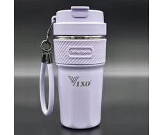 Vixo TERMINIS PUODĖLIS 500 ml KERAMINIS TERMO BUTELIS 316 PLIENAS KAVOS ARBATA VANDENUI