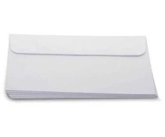 Bikuvalt Vokai 110x220mm, baltos spalvos 10vnt