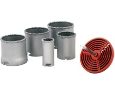 Grąžtas INDUSTRY Volframo - karbido gręžimo karūna 63 mm