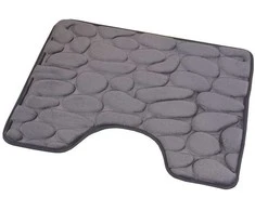 Vonios kilimėlis BENEDOMO FOAM, 50 x 80 cm, t. pilkos sp.