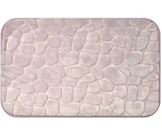 Vonios kilimėlis BENEDOMO FOAM, 50 x 80 cm, šv. pilkos sp.